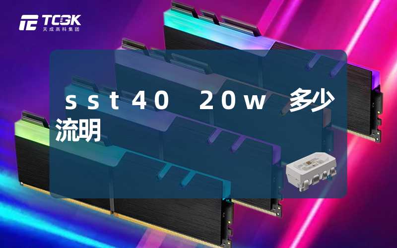 sst40 20w 多少流明